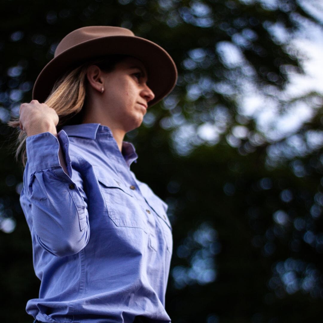 Ballybar Fedora Hat with Leather Band Ballybar
