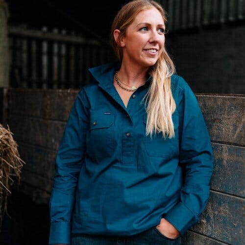 Women's Country Cotton Work Shirt Ballybar