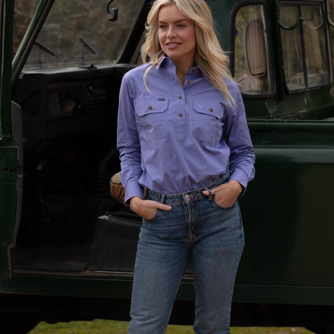 Women's Country Cotton Work Shirt Ballybar