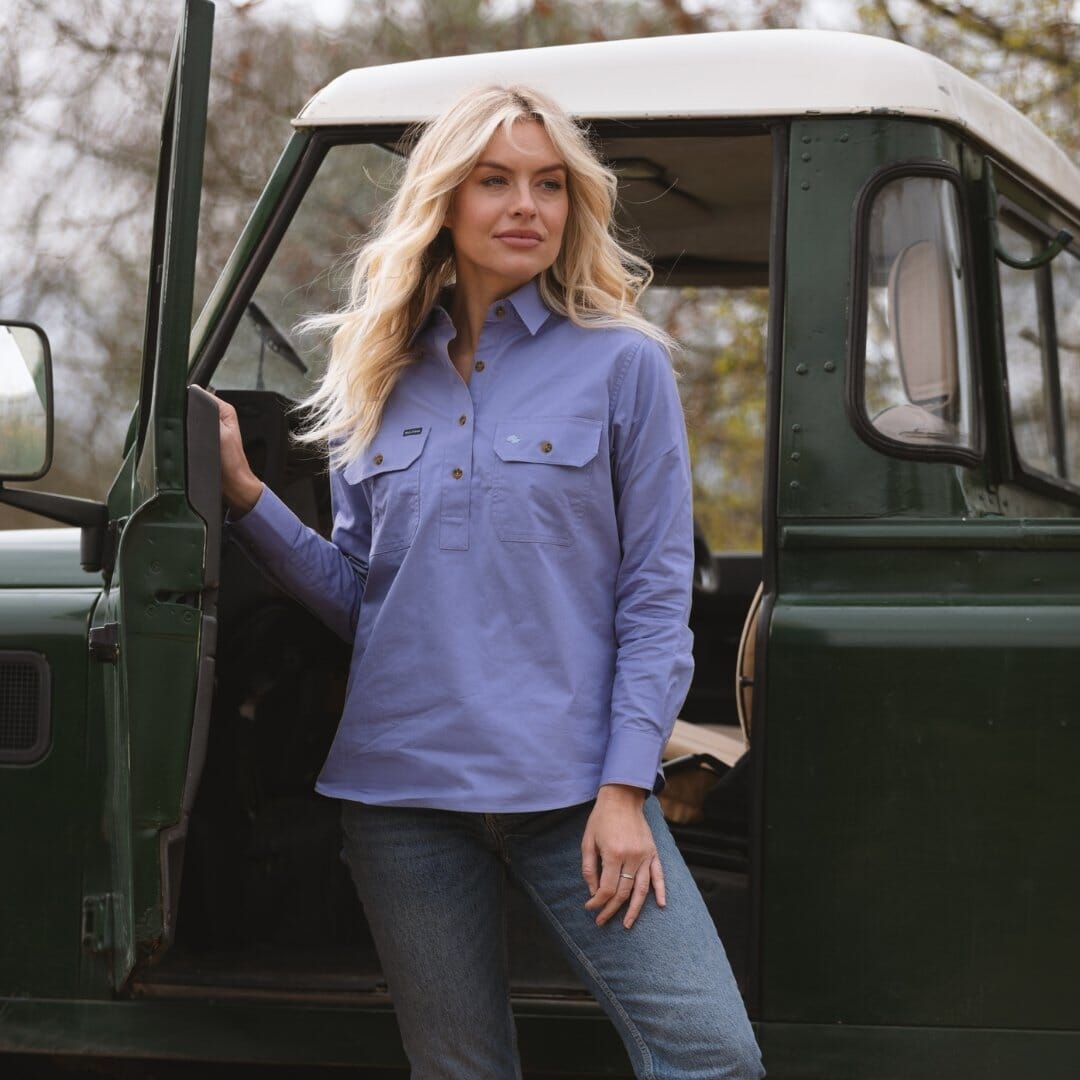 Women's Country Cotton Work Shirt Ballybar