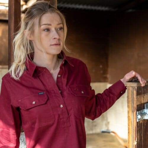 Women's Country Cotton Work Shirt Ballybar