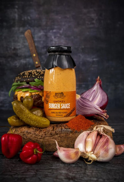 The Summer BBQ Box – Wagyu X Burgers, Gran Grans Sauces & Coolattin Cheddar