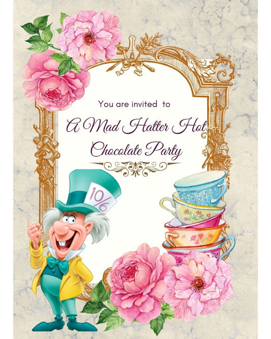 Mad Hatter Hot Chocolate Party 🎩🍫