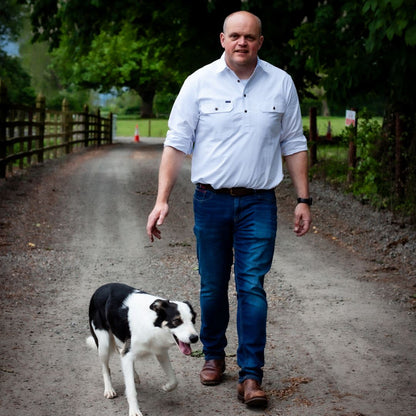 Men's Country Cotton Work Shirt -Contrast Shirts Ballybar 