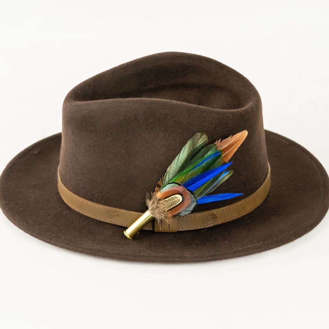 Feather Pins & Brooches Small Fedora Ballybar 